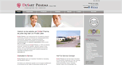 Desktop Screenshot of dusartpharma.nl